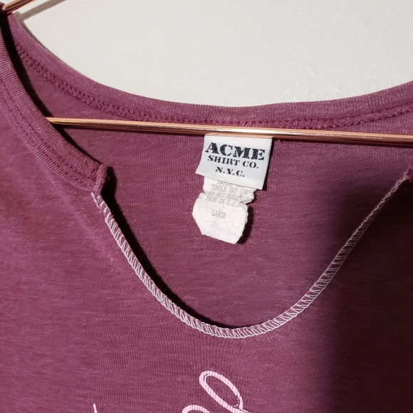 ACME NYC x VINTAGE Tony's hair Salon Ultimate Tease thin graphic tee size L - Picture 9 of 11